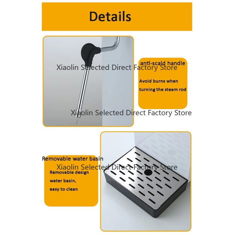 Coffee Tea Equipment - เครื่องทำฟองนมและต้มน้ำอเนกประสงค์สำหรับร้านชานม ร้านกาแฟ อุปกรณ์ทำฟองนม