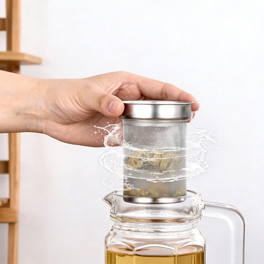 Coffee Tea Replacement - ที่กรองชาสแตนเลส ที่กรองชาแบบใช้ซ้ำได้ ที่กรองชาแบบมัลติฟังก์ชั่น ที่กรองชาแบบตาข่ายละเอียดพิเศษ ที่กรองชาและกาแฟ