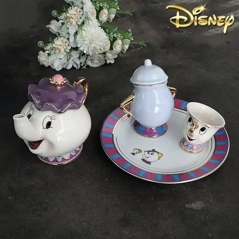 Coffee Tea Box - กาน้ำชาการ์ตูนโฉมงามกับเจ้าชายอสูร แก้วกาแฟ มิสซิส พอตส์ ชิป แก้วน้ำชา