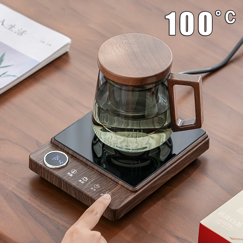 Coffee Tea Water Heater - 400W 100หม้อเก็บความร้อน C แก้วกาแฟอุ่นชาแผ่นร้อนไฟฟ้าแผ่นความร้อนน้ำนมแผ่นอุ่นถาดรองแก้วถ้วยชงชาร้อน220V