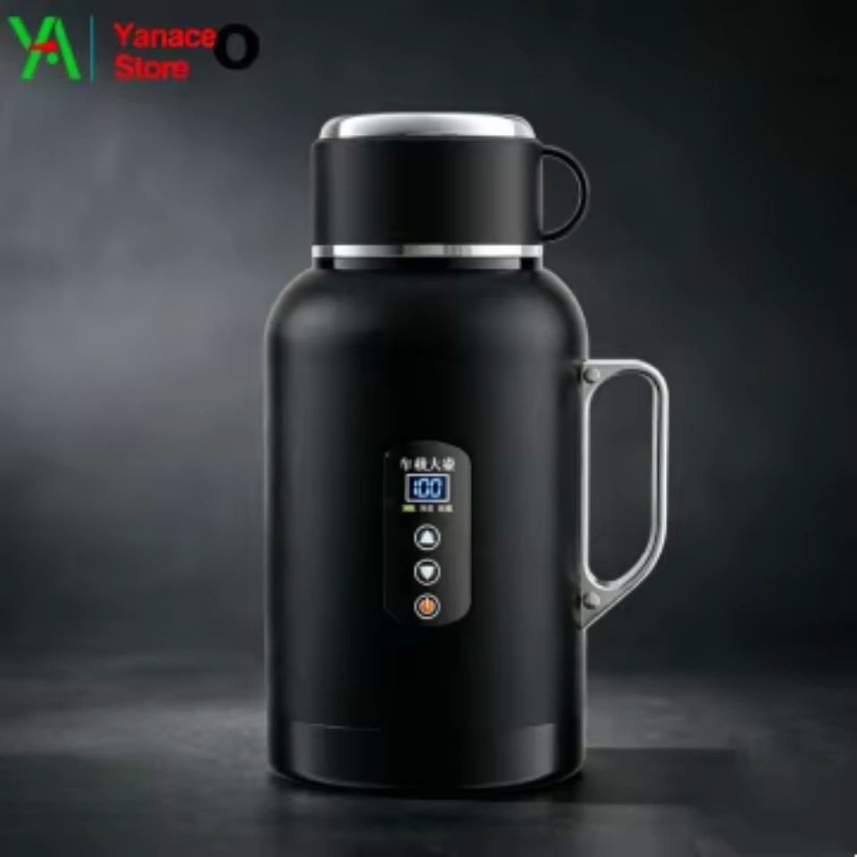 Coffee Tea Water Heater - กาต้มน้ำไฟฟ้าในรถยนต์ 12V 24V แบบพกพา แก้วอุ่นน้ำสำหรับเดินทาง ใช้ในรถบรรทุก