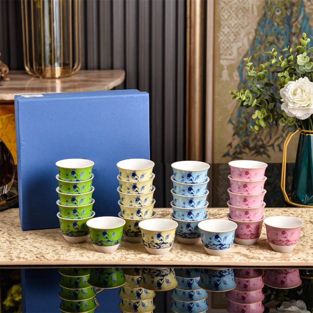ชุดถ้วยกาแฟเซรามิกสไตล์ตุรกี O - Coffee Tea Gift Set บทวิจารณ์และราคา