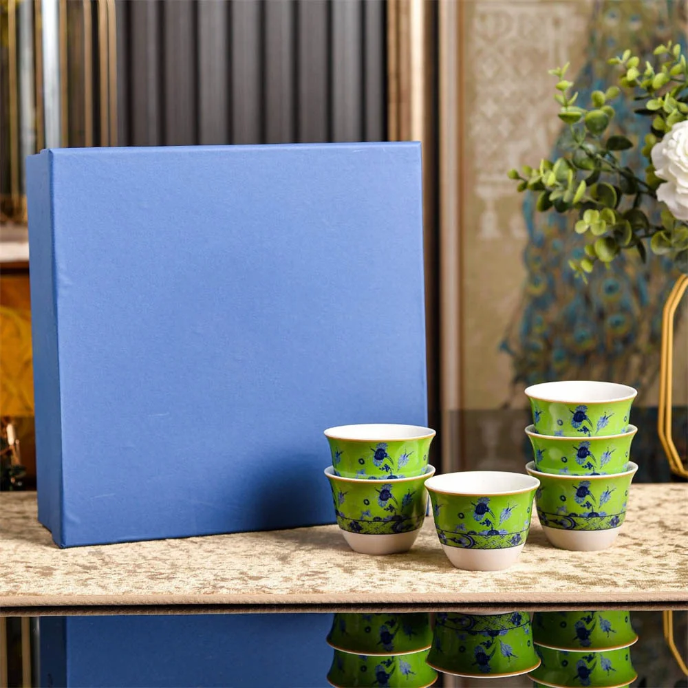 ชุดถ้วยกาแฟเซรามิกสไตล์ตุรกี O - Coffee Tea Gift Set บทวิจารณ์และราคา