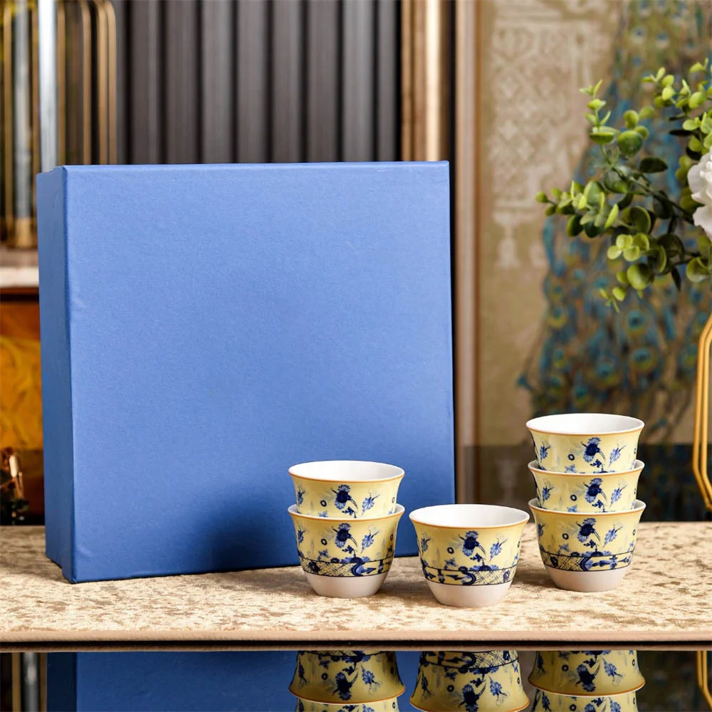 ชุดถ้วยกาแฟเซรามิกสไตล์ตุรกี O - Coffee Tea Gift Set บทวิจารณ์และราคา