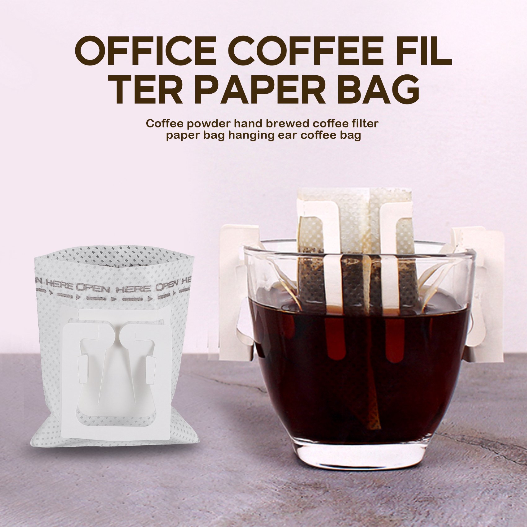 50 ชิ้น / แพ็ค ถุงกรองกาแฟแบบแ - Coffee & Tea Ken'S House บทวิจารณ์และราคา
