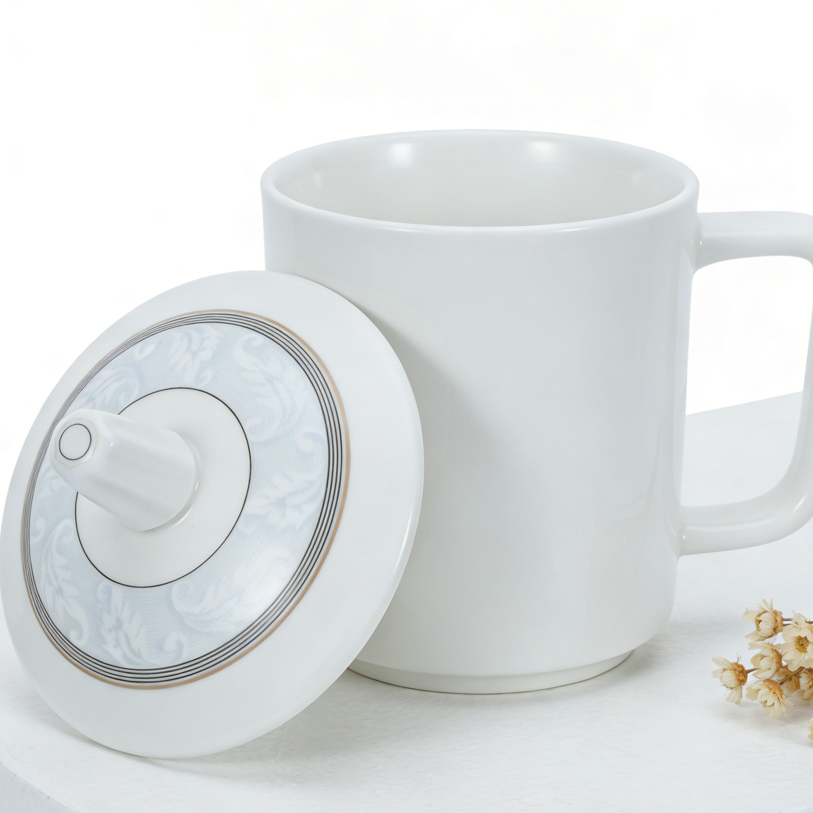 ฝาปิดแก้วมัคพอร์ซเลน ฝาปิดแก้ว - Coffee Tea Replacement บทวิจารณ์และราคา