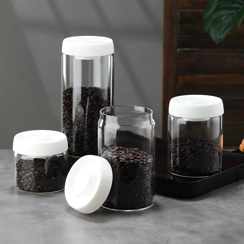 โถเก็บกาแฟสุญญากาศแบบแมนนวล ทำ - Coffee Tea Box บทวิจารณ์และราคา