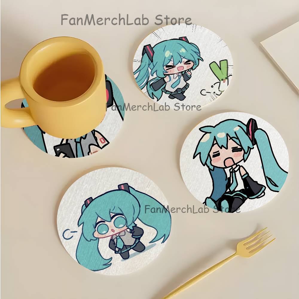 ชุดจานรองแก้วไม้ M-Miku สำหรับ - Coffee Tea Gift Set บทวิจารณ์และราคา