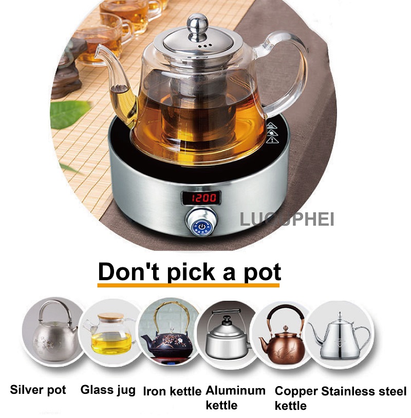 เตาเซรามิกไฟฟ้า 1200W 7 ระดับค - Coffee Tea Water Heater บทวิจารณ์และราคา
