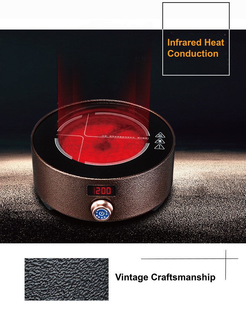 เตาเซรามิกไฟฟ้า 1200W 7 ระดับค - Coffee Tea Water Heater บทวิจารณ์และราคา