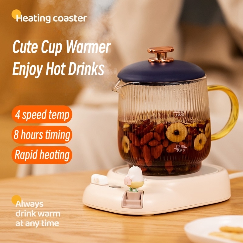 40W แก้วกาแฟอุ่นถ้วยเครื่องทํา - Coffee Tea Water Heater บทวิจารณ์และราคา