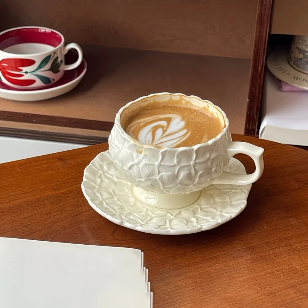 ชุดถ้วยกาแฟลายครีมสไตล์ฝรั่งเศ - Coffee Tea Gift Set บทวิจารณ์และราคา