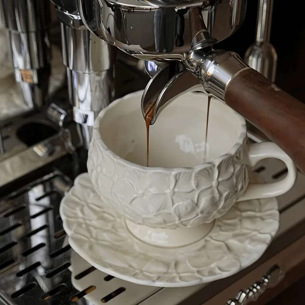 ชุดถ้วยกาแฟลายครีมสไตล์ฝรั่งเศ - Coffee Tea Gift Set บทวิจารณ์และราคา