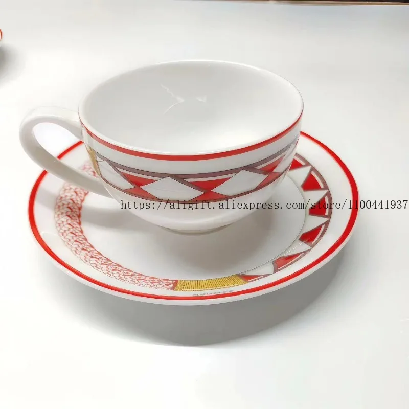 ชุดถ้วยกาแฟโบนไชน่าระดับไฮเอนด - Coffee Tea Gift Set บทวิจารณ์และราคา