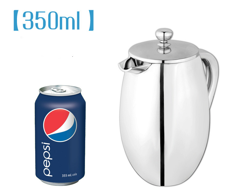 หม้อกาแฟสแตนเลสแบบกด304กาต้มน้ - French Press Coffee & Tea บทวิจารณ์และราคา