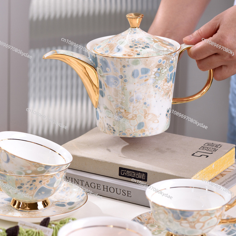 แก้วกาแฟ เซรามิก กาน้ำชา ลายดอ - Coffee Tea Gift Set บทวิจารณ์และราคา