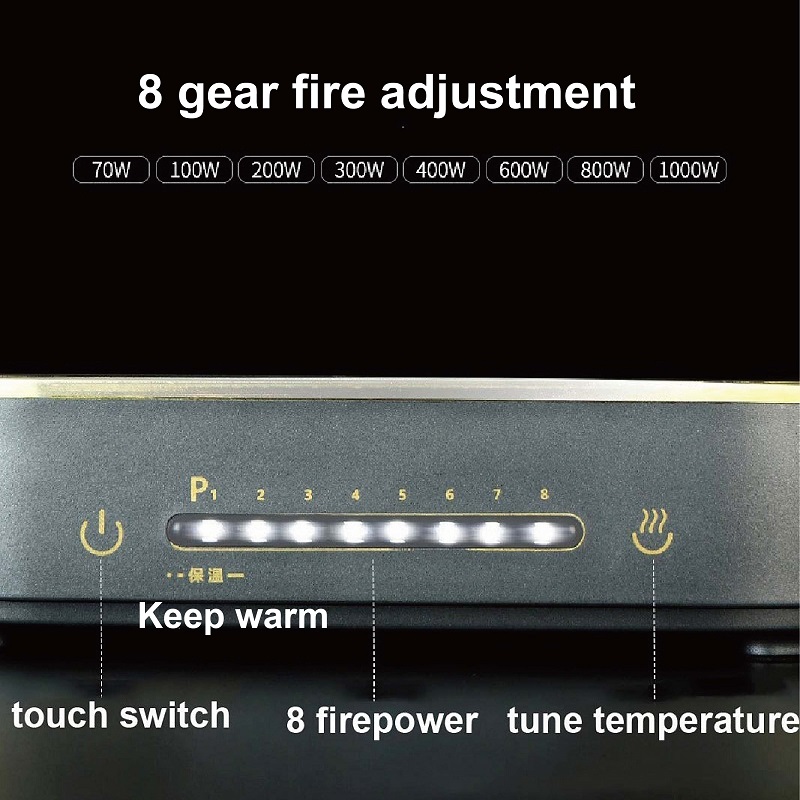 1000W ไฟฟ้าเตาเซรามิค 8 เกียร์ - Coffee Tea Water Heater บทวิจารณ์และราคา