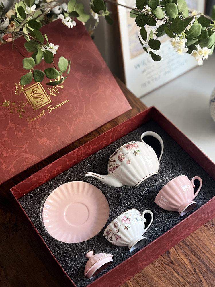 ชุดแก้วกาแฟสไตล์ยุโรปเรียบง่าย - Coffee Tea Gift Set บทวิจารณ์และราคา