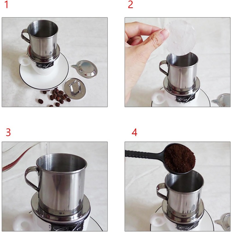 กระดาษกรองกาแฟแบบใช้แล้วทิ้ง 5 - Coffee Tea Replacement บทวิจารณ์และราคา