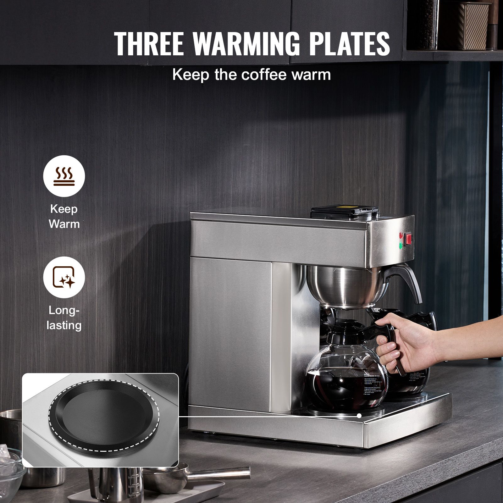เครื่องชงกาแฟแบบดริปเชิงพาณิชย - Coffee & Tea Ken'S House บทวิจารณ์และราคา