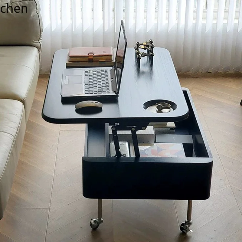 โต๊ะกาแฟไม้จริงยกได้ รุ่น b11- - Coffee & Tea Ken'S House บทวิจารณ์และราคา