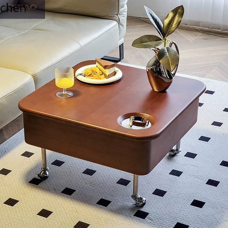 โต๊ะกาแฟไม้จริงยกได้ รุ่น b11- - Coffee & Tea Ken'S House บทวิจารณ์และราคา