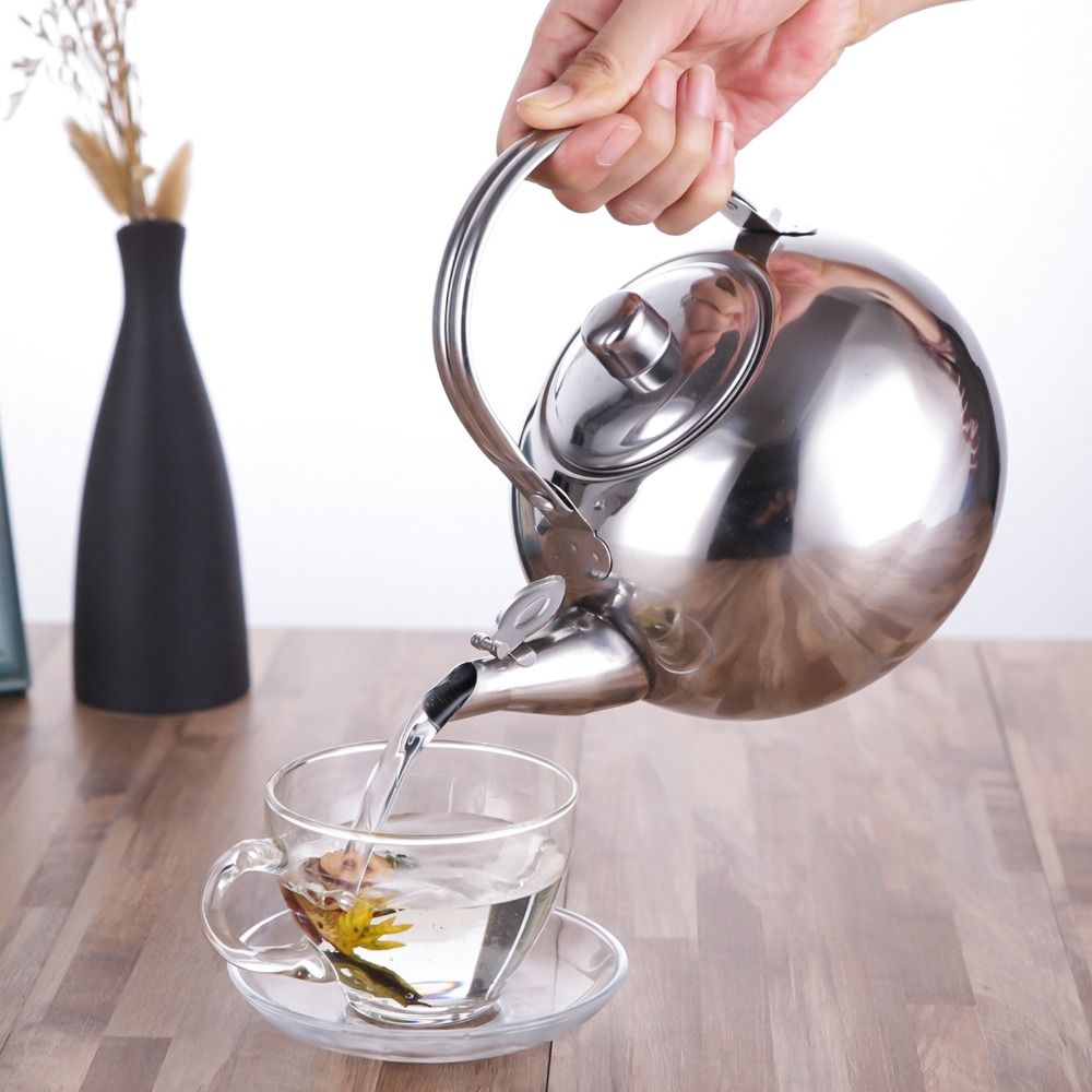 กาต้มน้ําสแตนเลสแบบพกพากาน้ําช - Coffee Tea Water Heater บทวิจารณ์และราคา