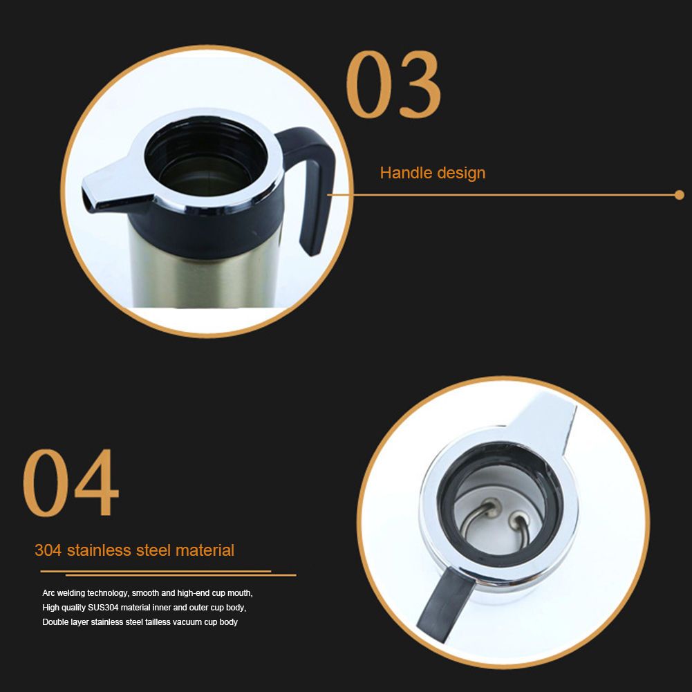 กาต้มน้ำไฟฟ้า 1200 มล. 12V/24V - Coffee Tea Water Heater บทวิจารณ์และราคา