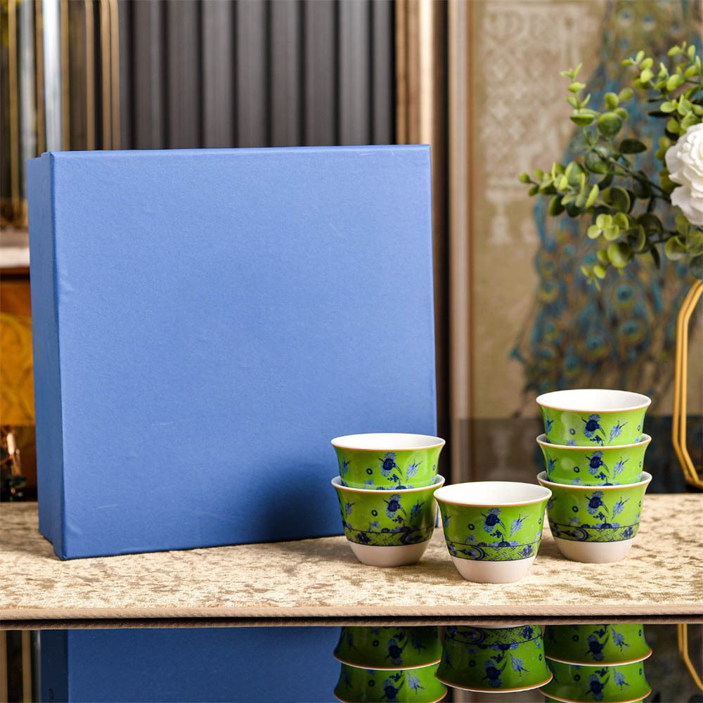 ชุดถ้วยกาแฟเซรามิกสไตล์ตุรกี O - Coffee Tea Gift Set บทวิจารณ์และราคา